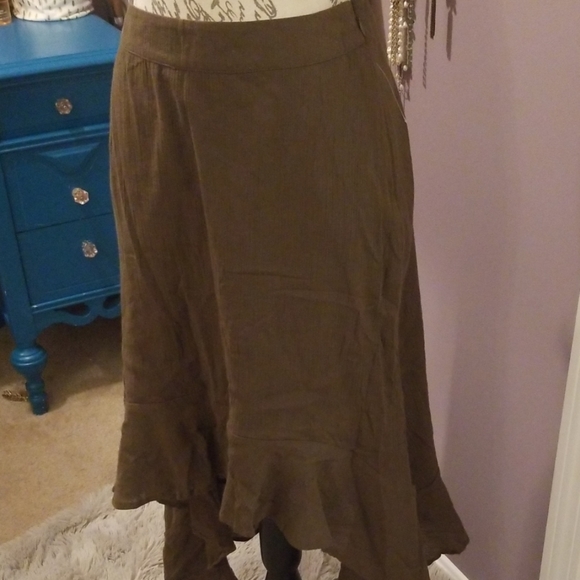 Free People Kas Gauzy Flounce Skirt NWOT - Picture 5 of 5